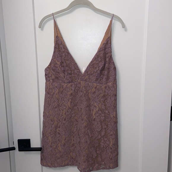 Free People Lace Minidress - Picture 1 of 4